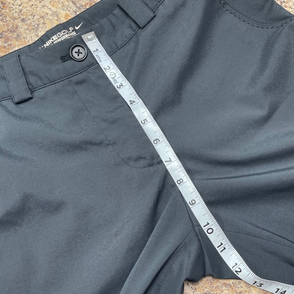 Nike Golf Dri Fit Tour Performance 10" Inseam Shorts in Black Size 4 P - Picture 9 of 11